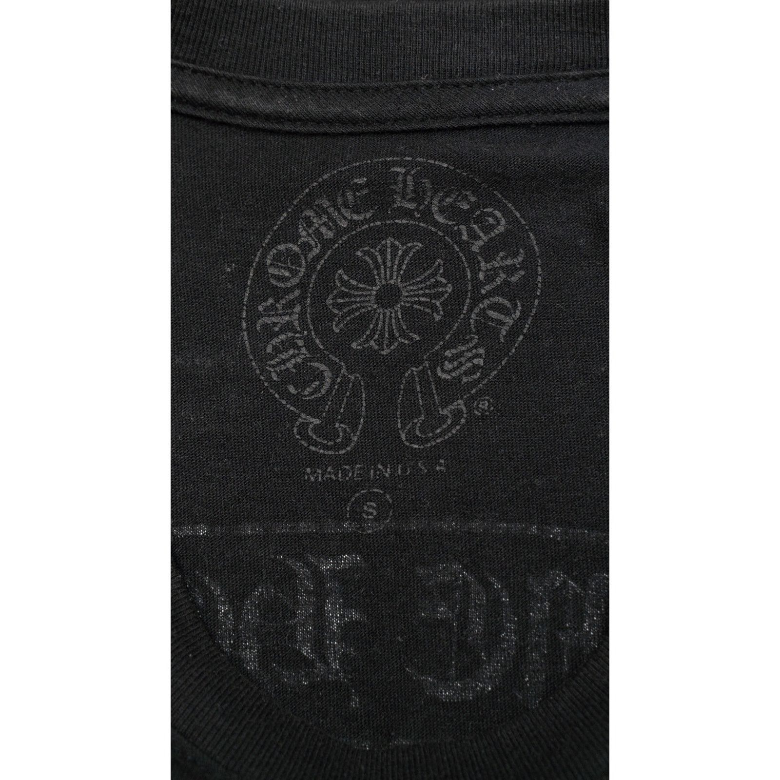 Chrome Hearts Black Scroll Logo Pocket T-Shirt Size US S / EU 44-46 / 1 - 5 Thumbnail