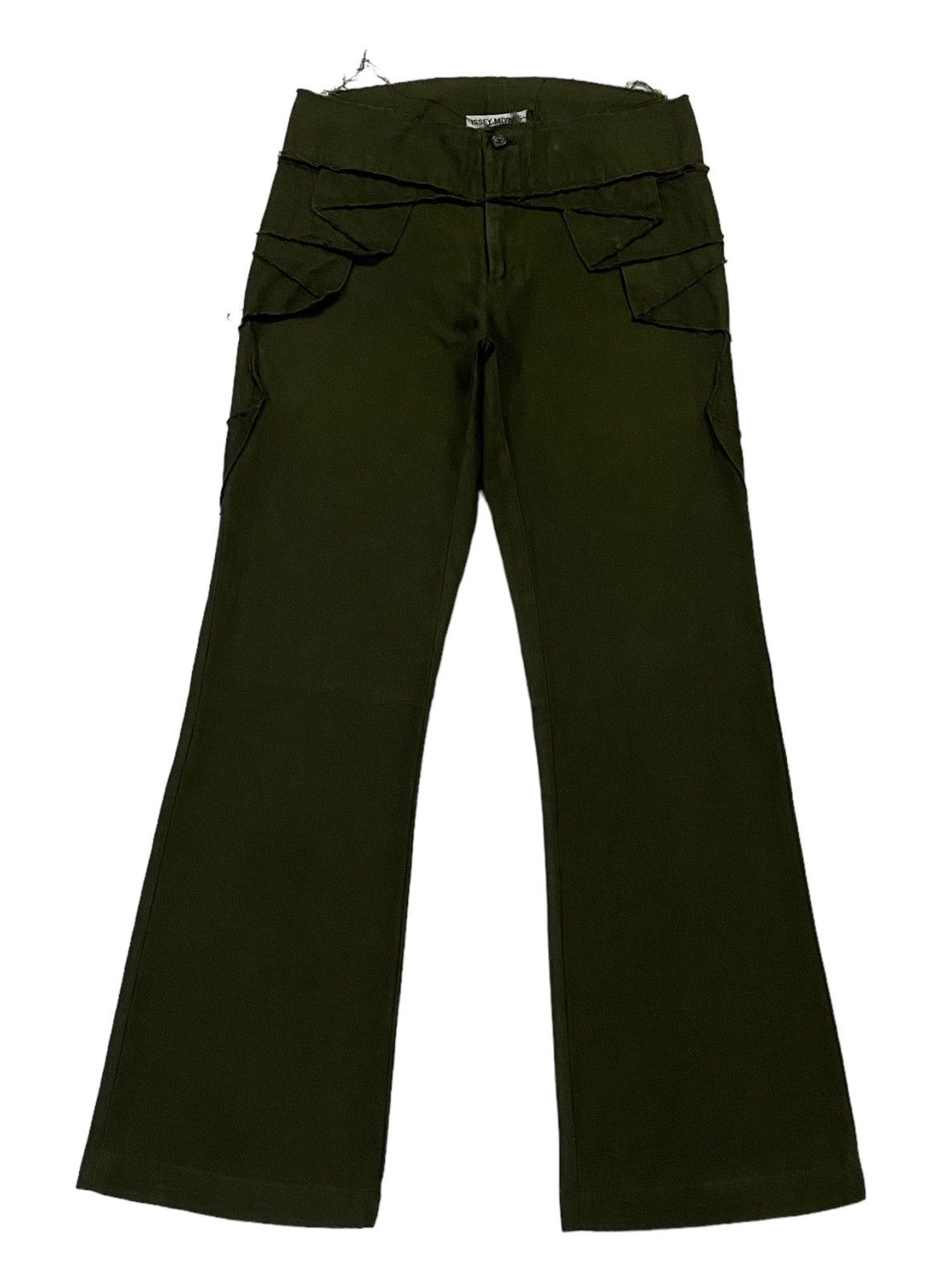 Issey Miyake Issey Miyake 2002 Flod Waist Bootcut Trousers Pants Size US 30 / EU 46 - 2 Thumbnail
