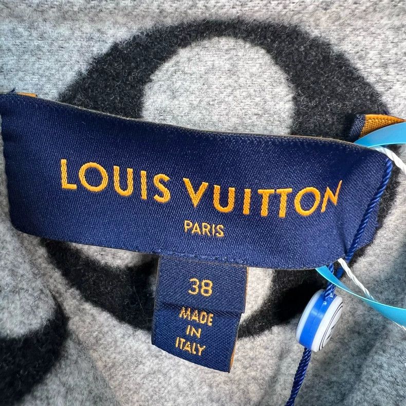 Louis Vuitton Louis Vuitton Short black presbyopic big logo wool jacket Size XS / US 0-2 / IT 36-38 - 3 Thumbnail
