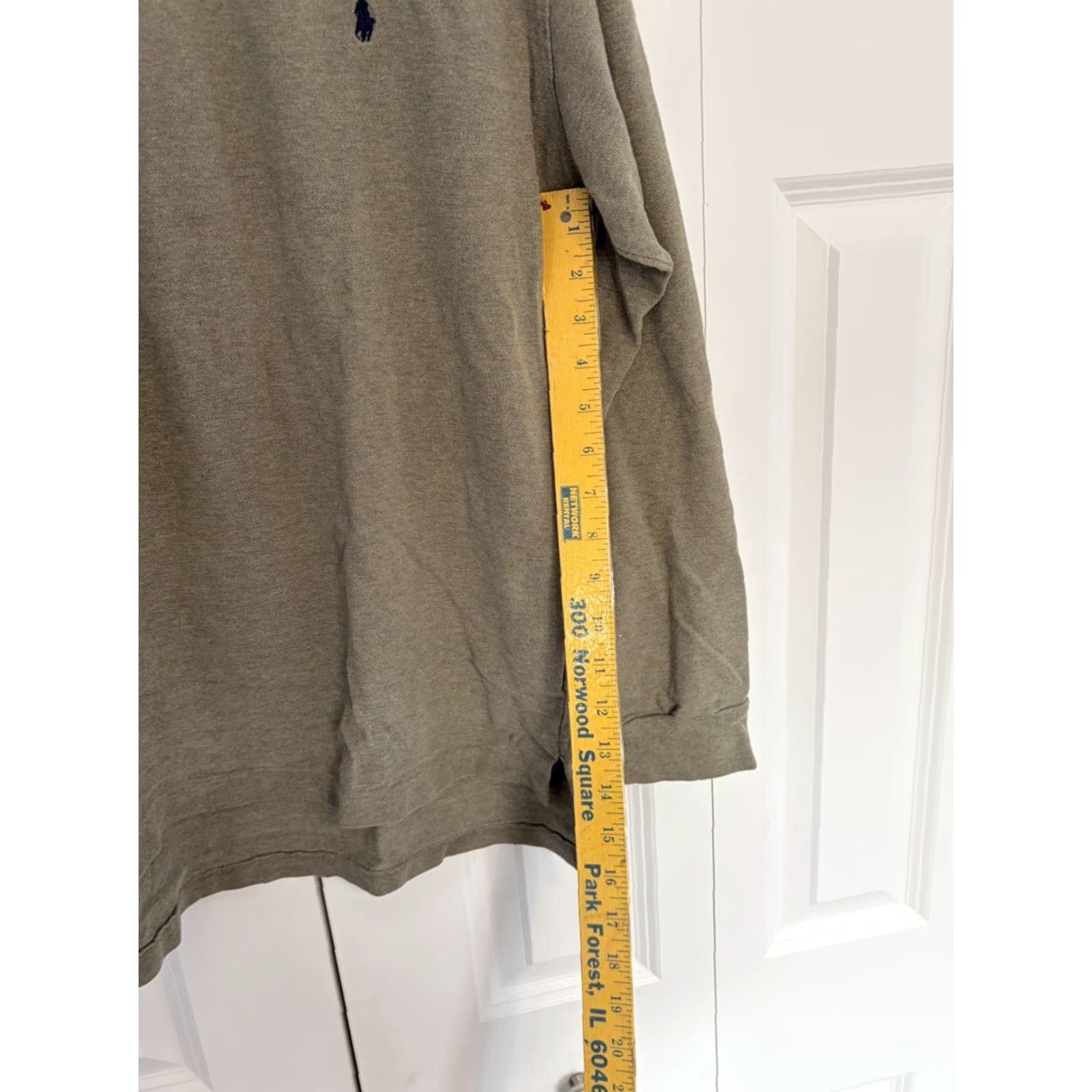 Polo Ralph Lauren Mens Polo Ralph Lauren Polo Shirt Long Sleeve Green Large Size US L / EU 52-54 / 3 - 7 Thumbnail