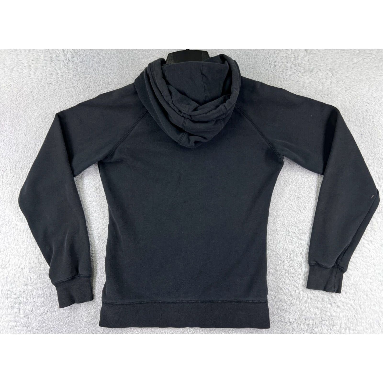 The North Face The North Face Womens Hoodie Sweater Small Black Jersey Cotton Kangaroo Pocket Logo Pockets 90s Outdoor Sports Mens Womens Size S / US 4 / IT 40 - 2 Thumbnail