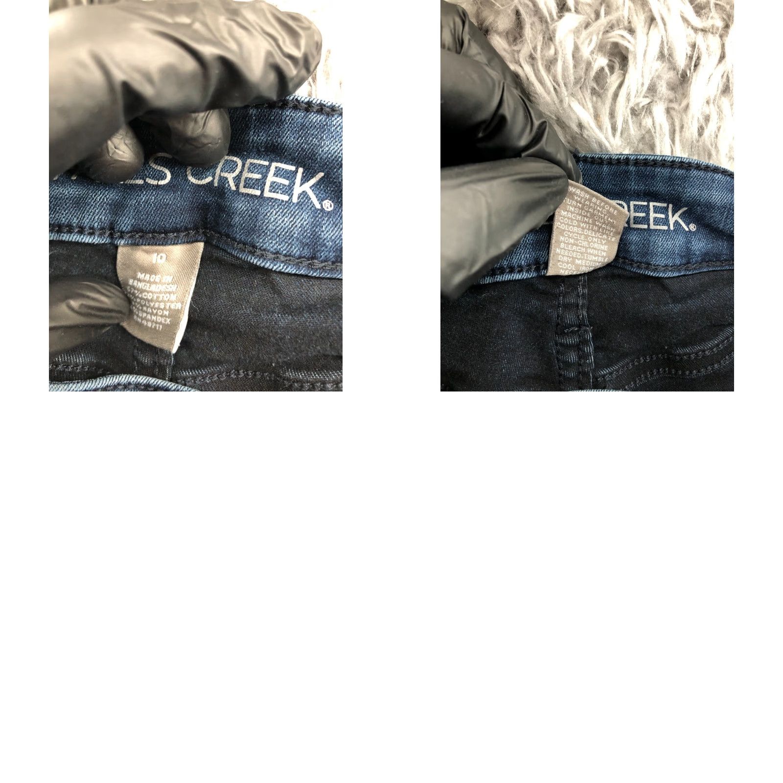 Vintage Falls Creek Jeans Skinny High Rise Womens Size 10 Medium Blue Wash 28 Inseam 5-Pocket Denim Cotton Belt Loops Zipper Button Size 32" / US 10 / IT 46 - 9 Thumbnail