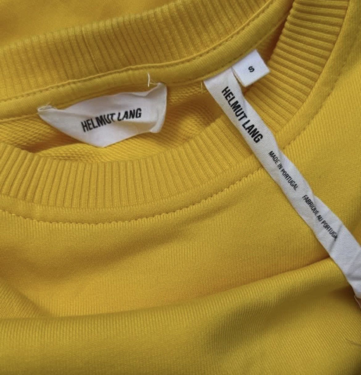 Helmut Lang Helmut Lang Taxi Yellow Sweater Size US S / EU 44-46 / 1 - 3 Thumbnail
