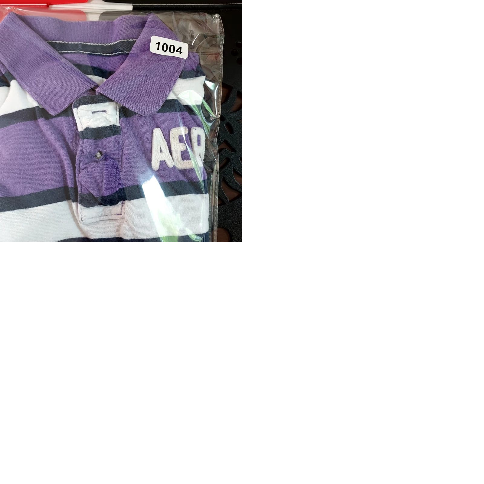 Aeropostale Aeropostale 1987 Shirt Polo California Surf Muscle Mens Medium Purple White Short Sleeve Polo Shirt Size US M / EU 48-50 / 2 - 9 Thumbnail