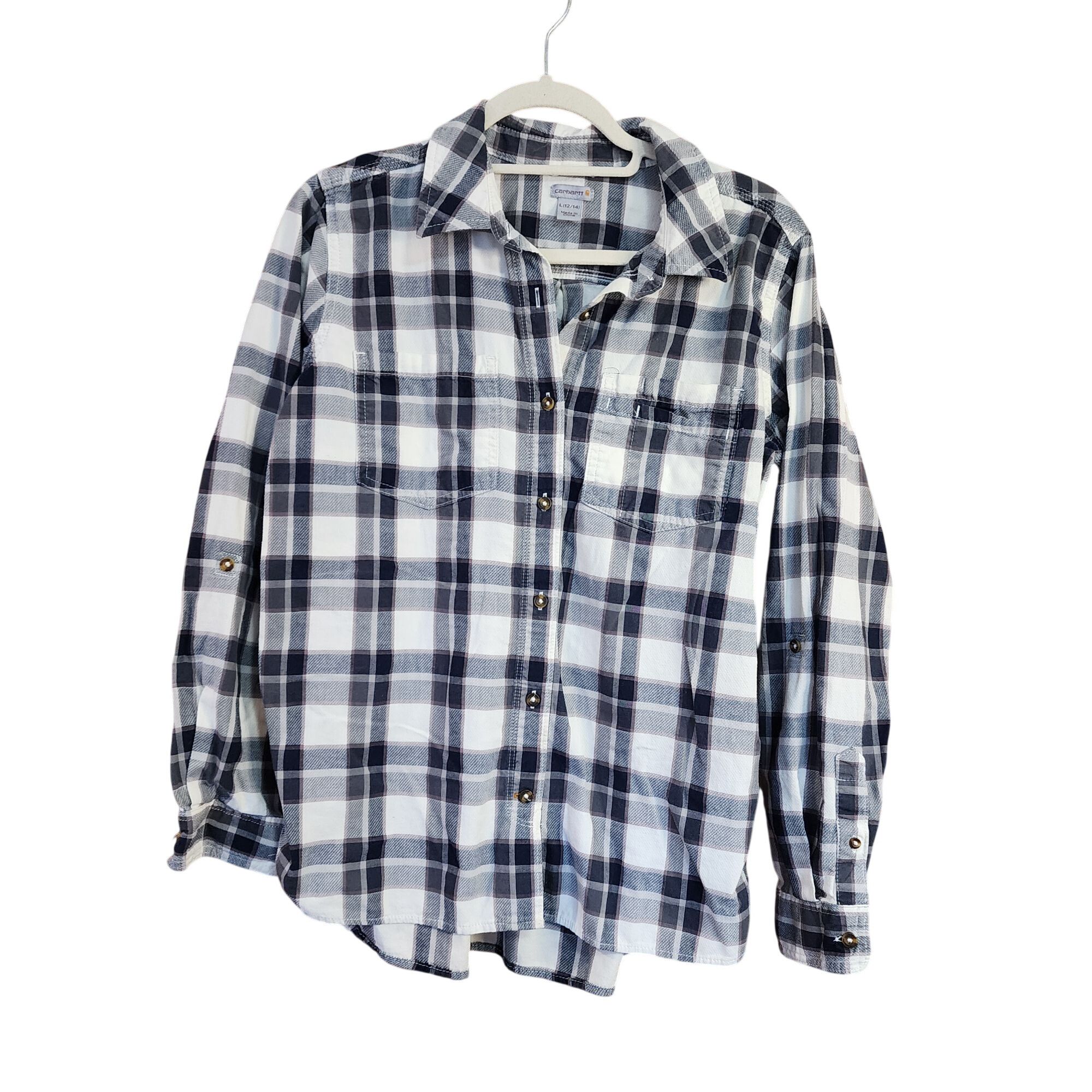Carhartt Carhartt Button Up Top Shirt Long Sleeve Comfort Casual Plai Size L / US 10 / IT 46 - 1 Thumbnail