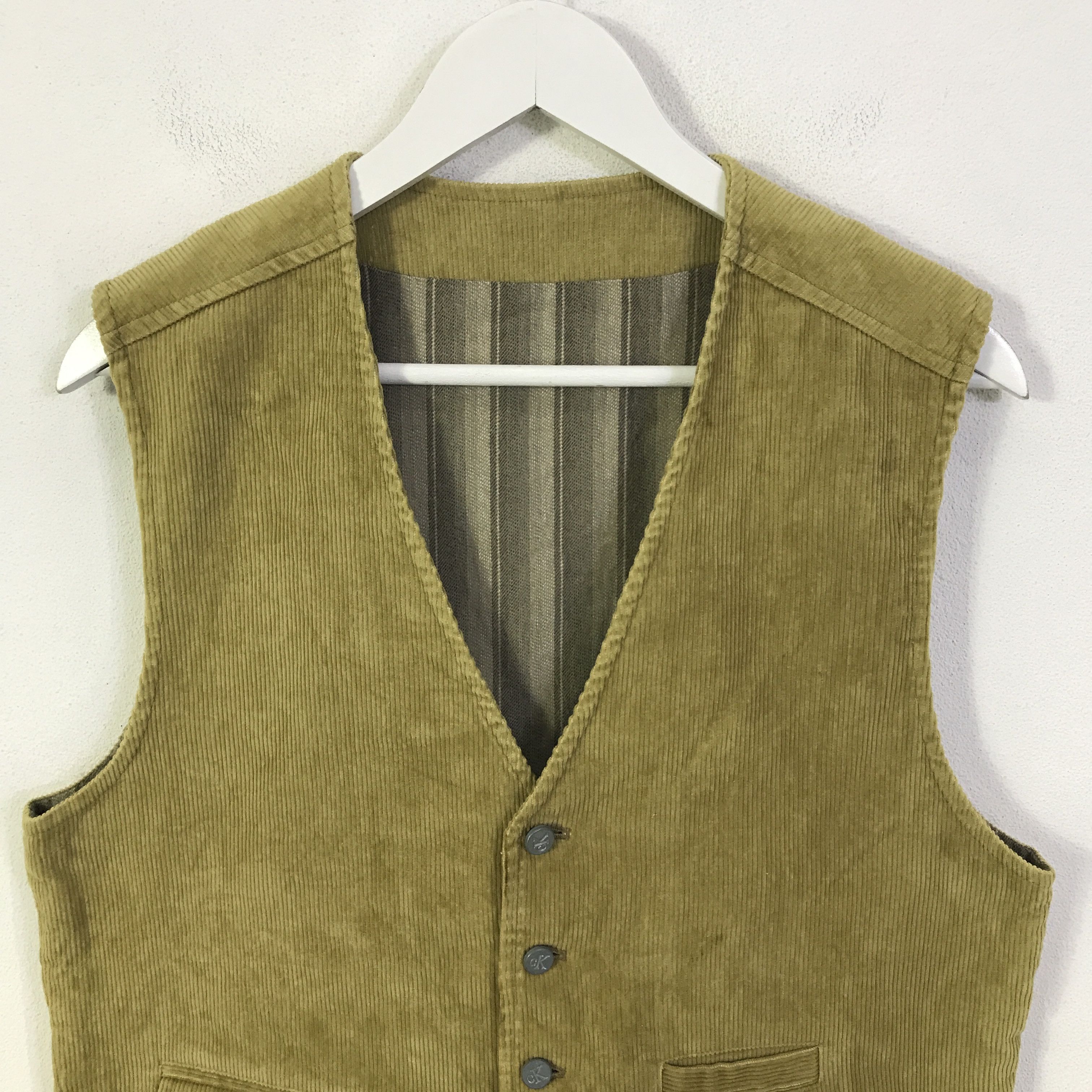Calvin Klein Vtg Calvin Kleins waistcoats VestK124B10 Size US M / EU 48-50 / 2 - 2 Thumbnail