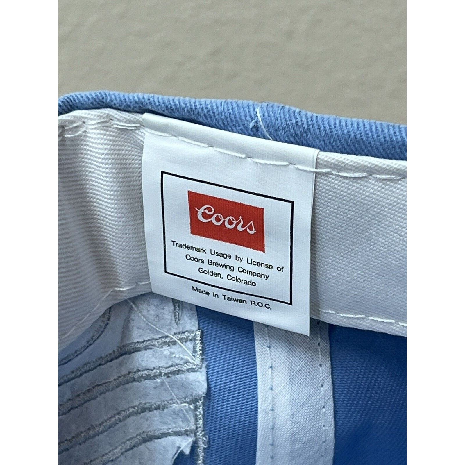 Other Coors Light Silver Bullet Rare Blue Denim Snapback Hat Size ONE SIZE - 4 Thumbnail