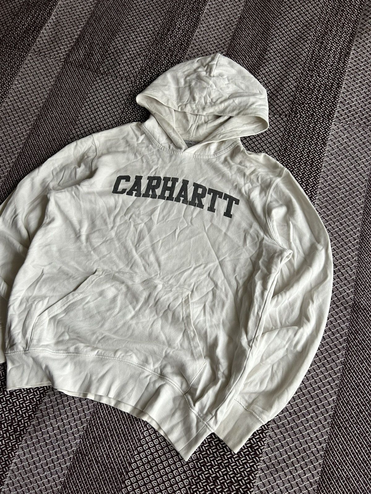 Carhartt Carhartt Hooded College Sweat Hoodie Streetwear Size Medium Size US M / EU 48-50 / 2 - 2 Thumbnail