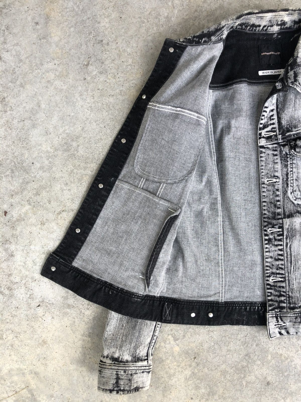 semanticdesign Semantic Design Denim Jacket Distressed Denim Size US M / EU 48-50 / 2 - 17 Thumbnail