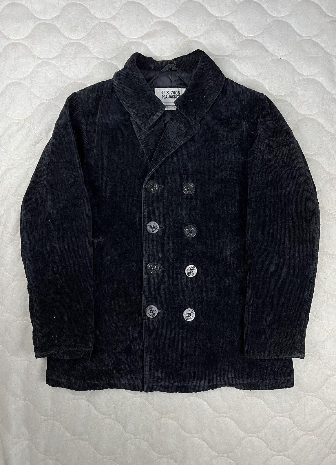 Schott Schott Corduroy U.S. 740N Pea Jacket Size US L / EU 52-54 / 3 - 1 Thumbnail