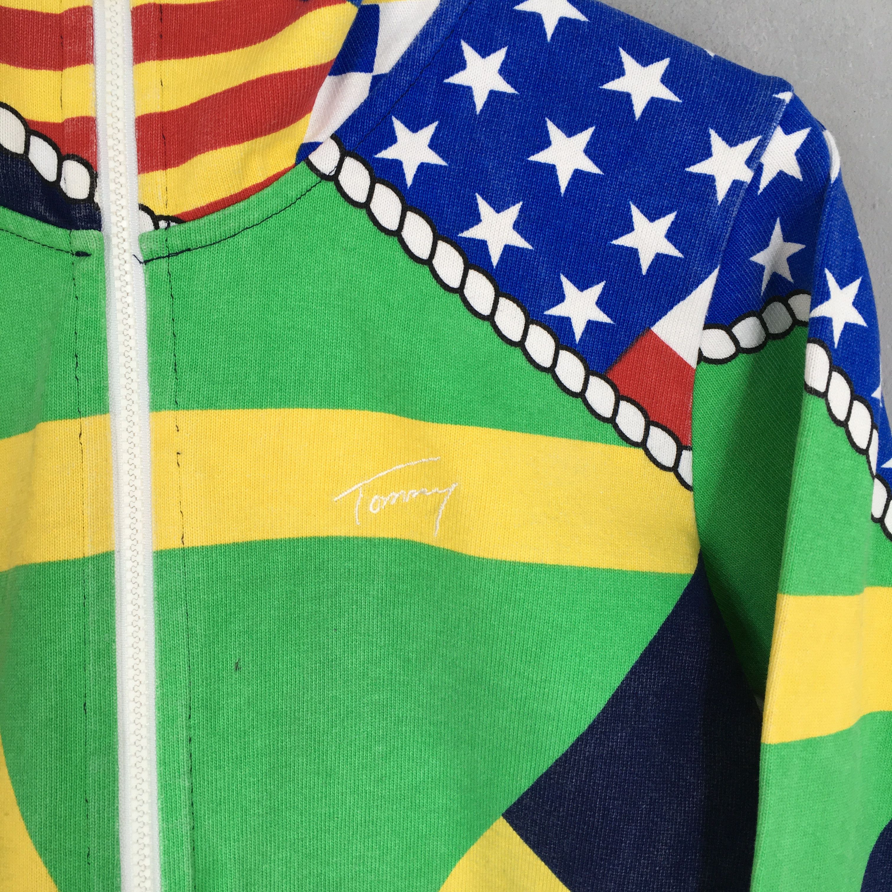 Tommy Hilfiger × Vintage Vintage Tommy Hilfiger Zipper Hoodie Small Size US S / EU 44-46 / 1 - 4 Thumbnail