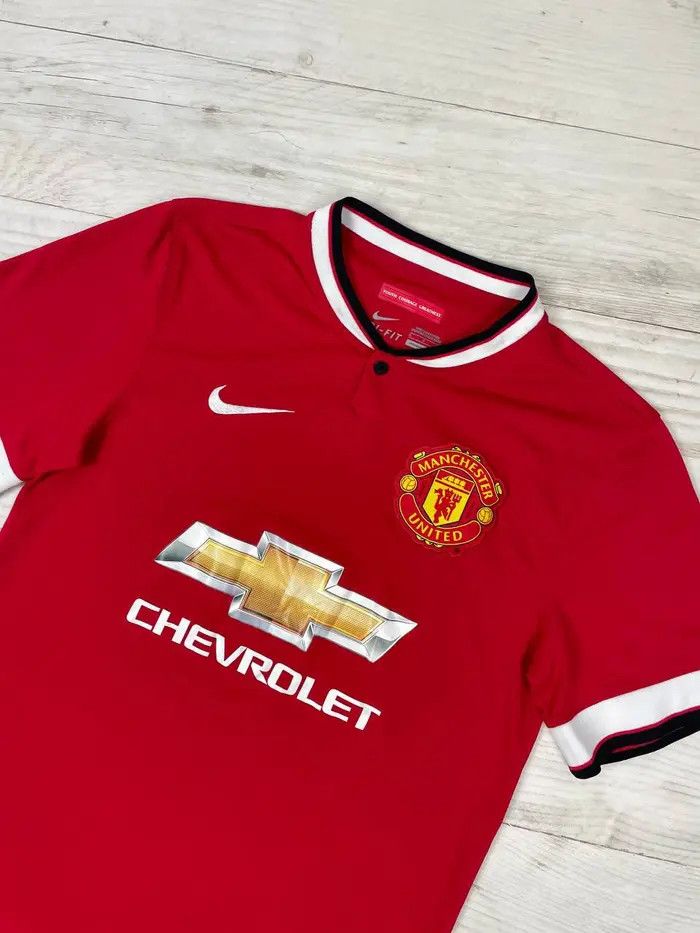 Nike Nike Manchester United 2014 2015 Home Shirt Soccer Jersey Size US S / EU 44-46 / 1 - 2 Thumbnail