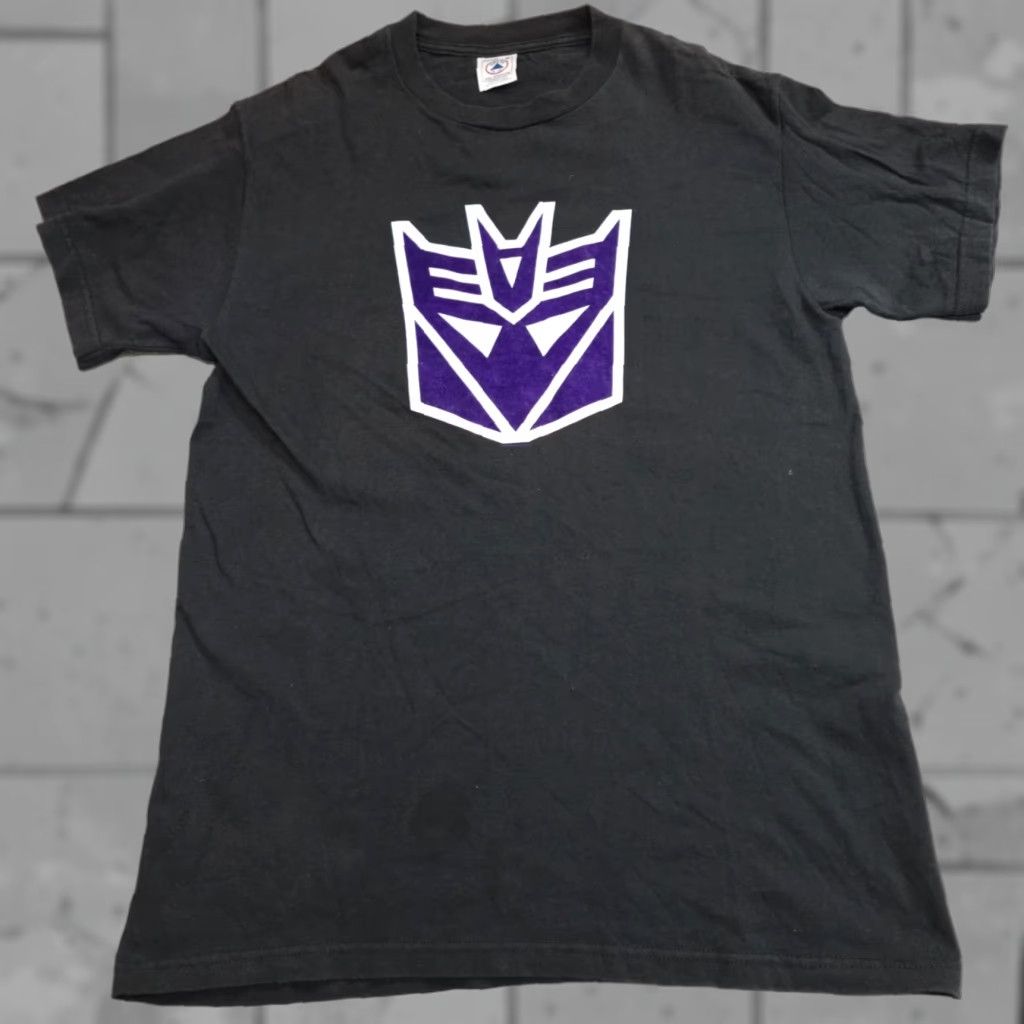 Vintage VINTAGE Transformers Shirt Medium Black Decepticons 1999 Mens T-Shirt Crew Neck Short Sleeve Cotton Size US M / EU 48-50 / 2 - 1 Thumbnail