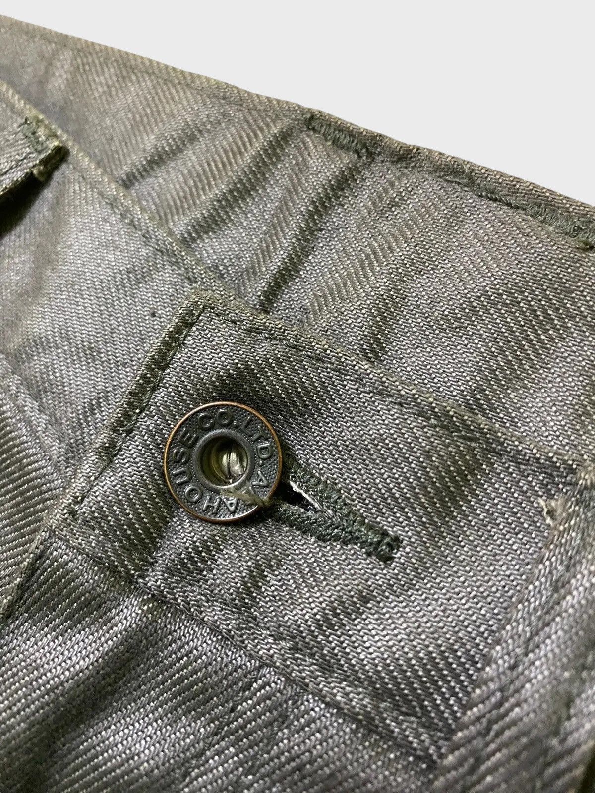 ABAHOUSE × Hysteric Glamour ARCHIVE ABOHOUSE WAXED UNDERCOVER STYLE DENIM JEANS Size US 28 / EU 44 - 11 Thumbnail
