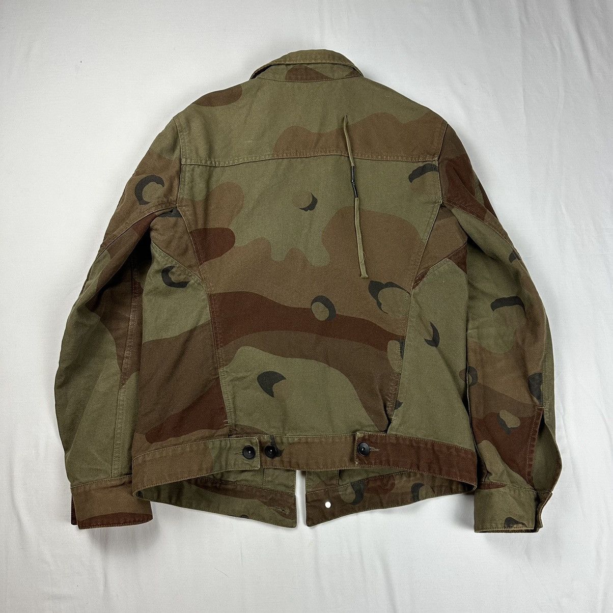 Boris Bidjan Saberi 11 By Boris Bidjan Saberi Camo Denim Jacket Size US L / EU 52-54 / 3 - 2 Thumbnail