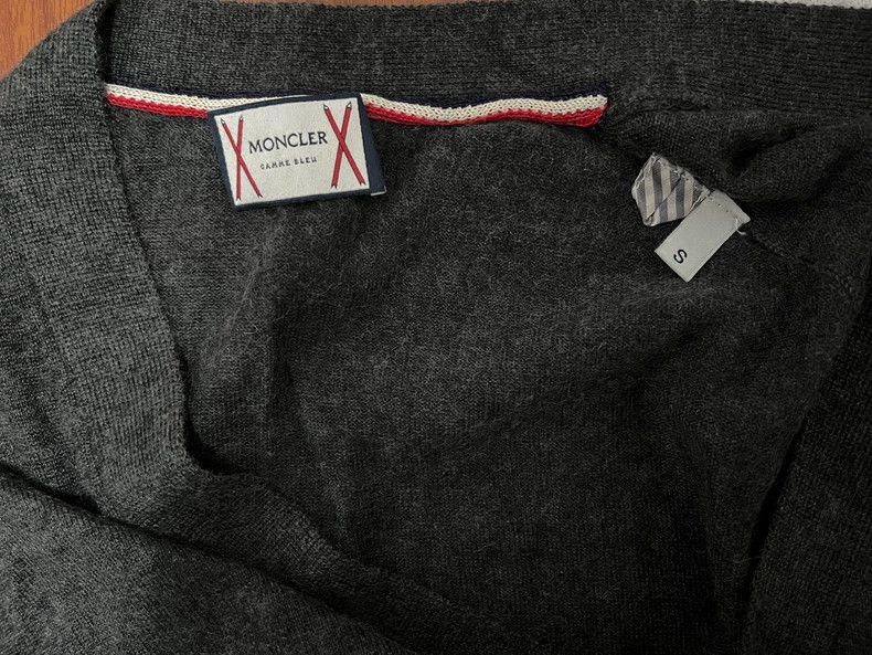 Moncler Genius Moncler Genius Moncler Gamme Bleu Cashmere Cardigan in Gra Size US S / EU 44-46 / 1 - 6 Thumbnail