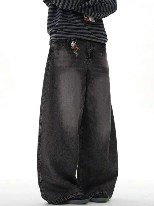 Japanese Brand × Vintage VIntage RETRO 90s baggy denim jeans Size US 30 / EU 46 - 2 Thumbnail