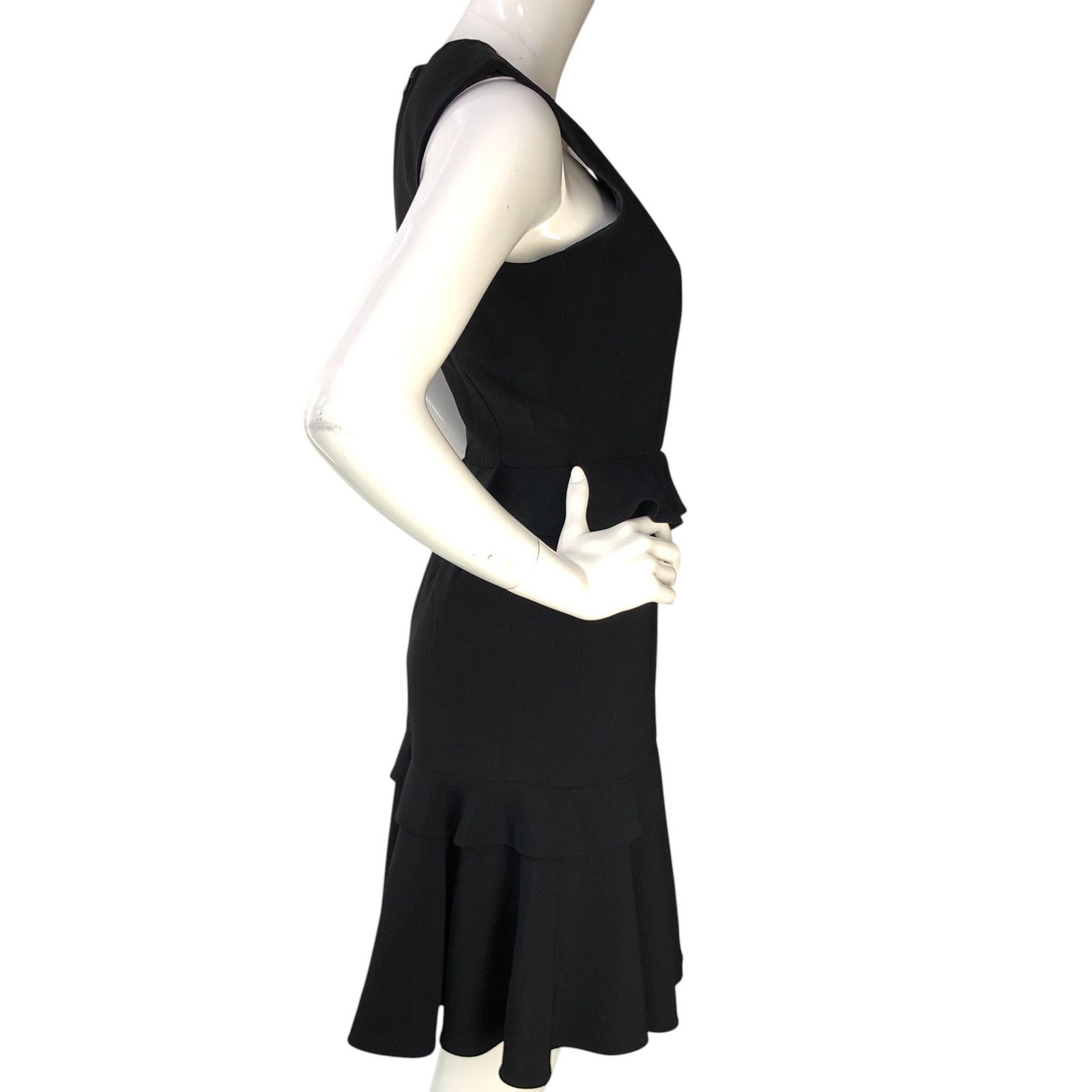 Prabal Gurung Prabal Gurung Size 4 Dress Tiered Ruffle V Neck Sleeveless Size S / US 4 / IT 40 - 9 Thumbnail
