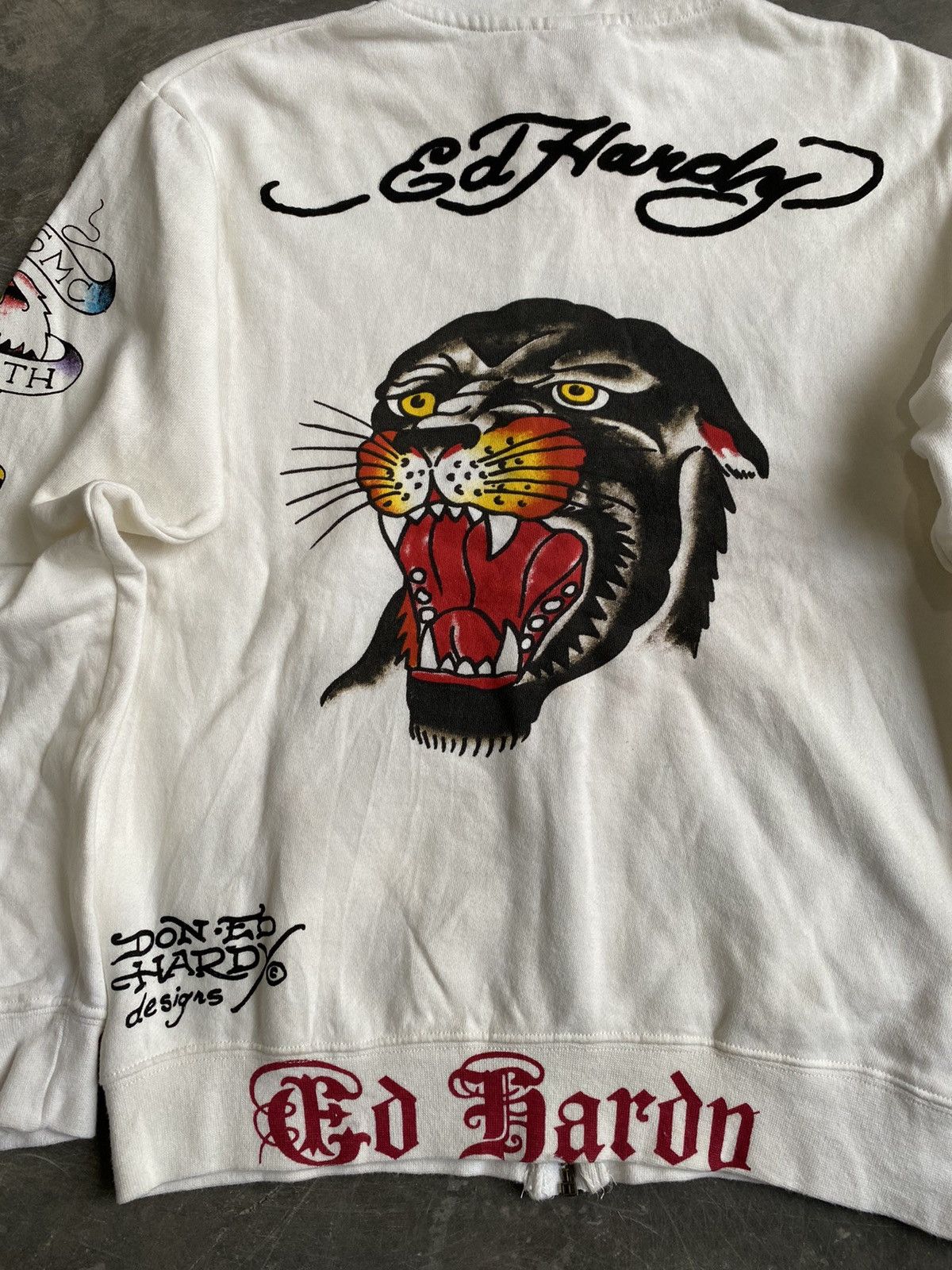 Christian Audigier × Ed Hardy × Japanese Brand Ed Hardy "Black Panther" vintage track jacket Size US L / EU 52-54 / 3 - 2 Thumbnail