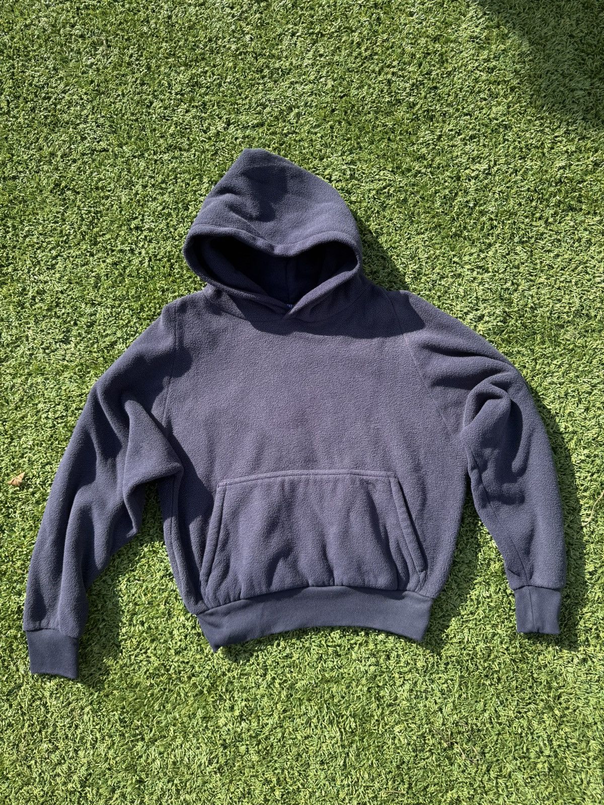 Gap × Yeezy Navy Yeezy Gap Polar Fleece Hoodie Size US XS / EU 42 / 0 - 1 Thumbnail