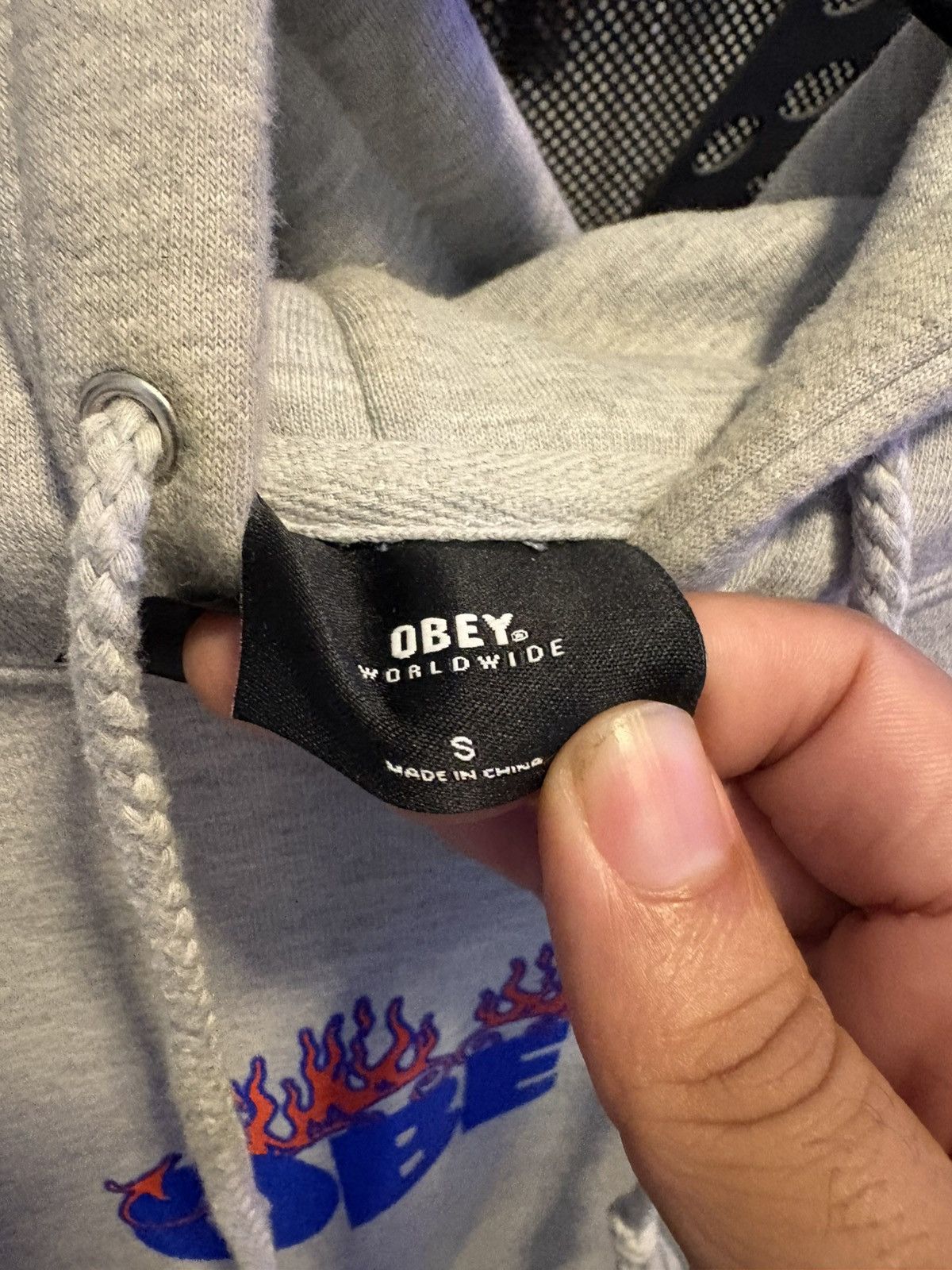 Other Grey Obey Hoodie Size US S / EU 44-46 / 1 - 2 Thumbnail