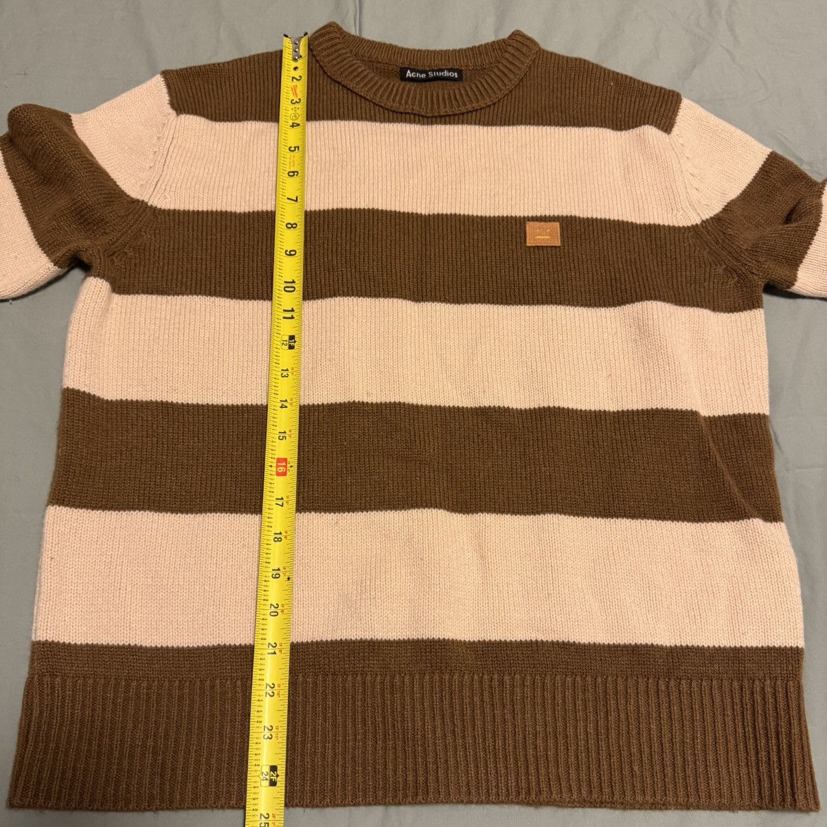 Acne Studios Acne Studios Size XS Oversized Stripped Crewneck Sweater Size XS / US 0-2 / IT 36-38 - 2 Thumbnail