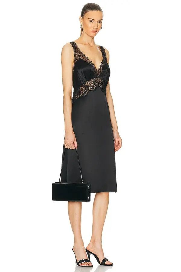 Saint Laurent Paris o1bcso1str0325 Size: OS/Suzanne Baguette in Black Size ONE SIZE - 5 Thumbnail