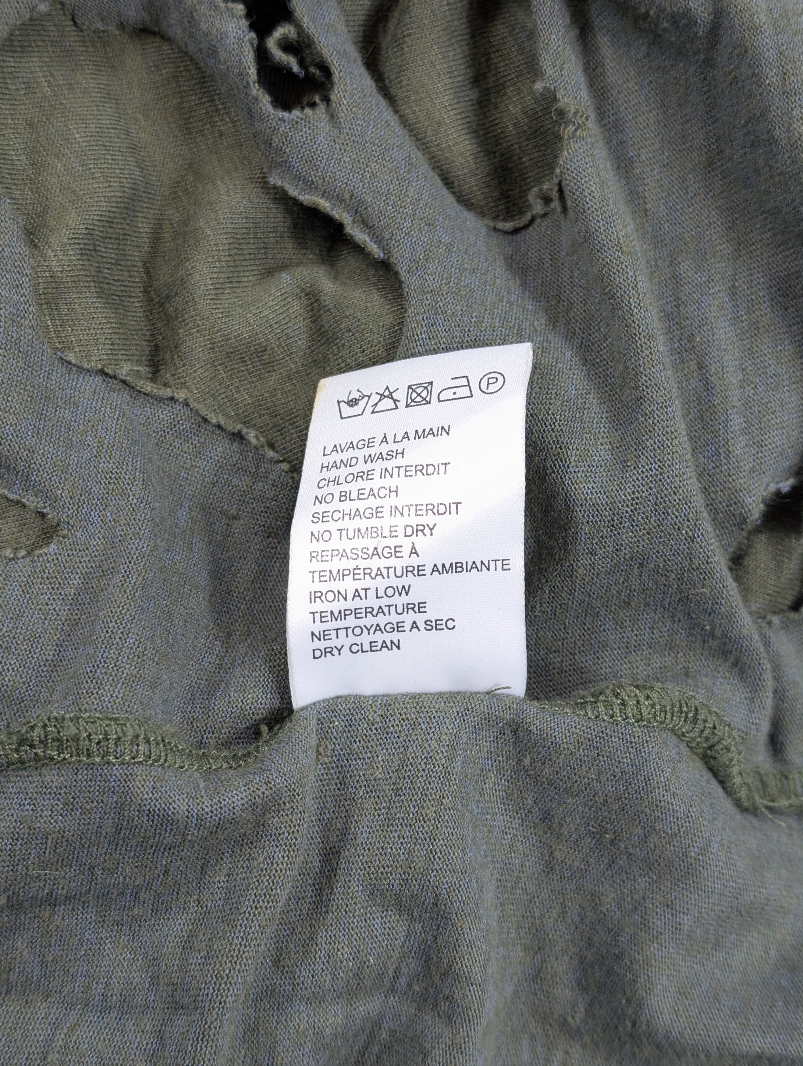 Balmain Balmain SS10 Bullet Ripped Distressed Decarnin Thermal Size US S / EU 44-46 / 1 - 11 Thumbnail