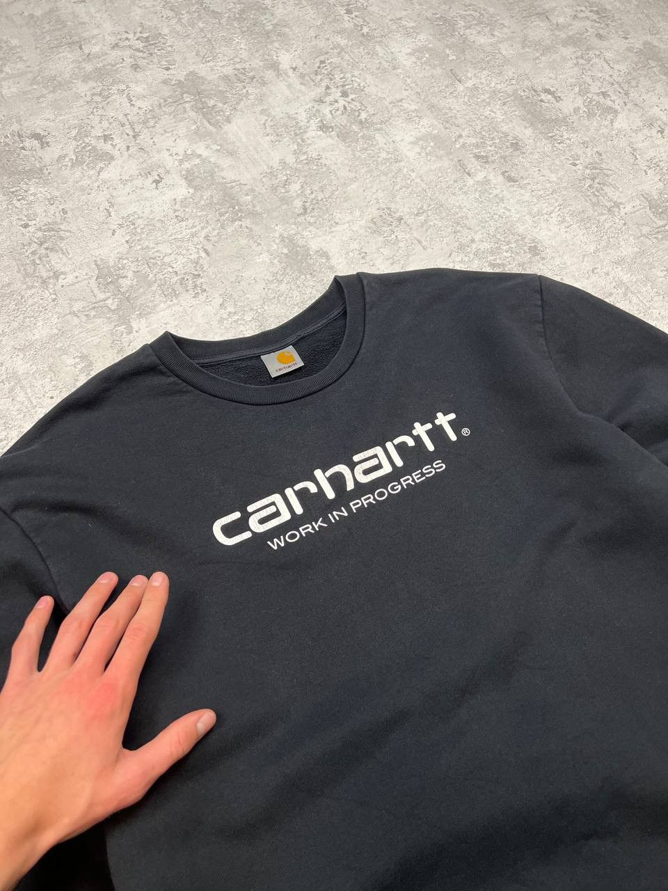 Carhartt Vintage Carhartt Sweatshirt Big Logo Size US XL / EU 56 / 4 - 4 Thumbnail