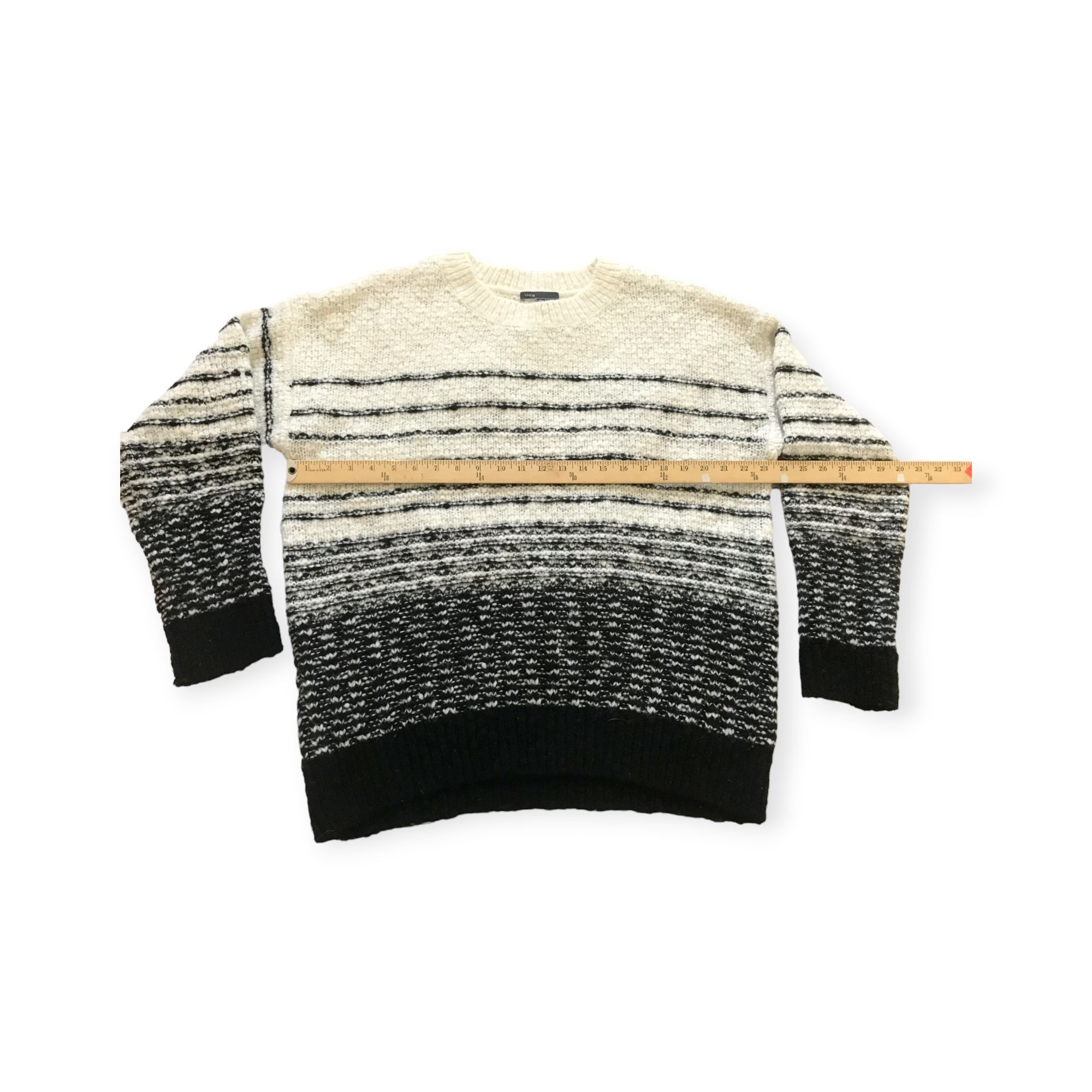Vince Vince Wool Blend Textured Striped Sweater, Size XL Size XL / US 12-14 / IT 48-50 - 10 Thumbnail