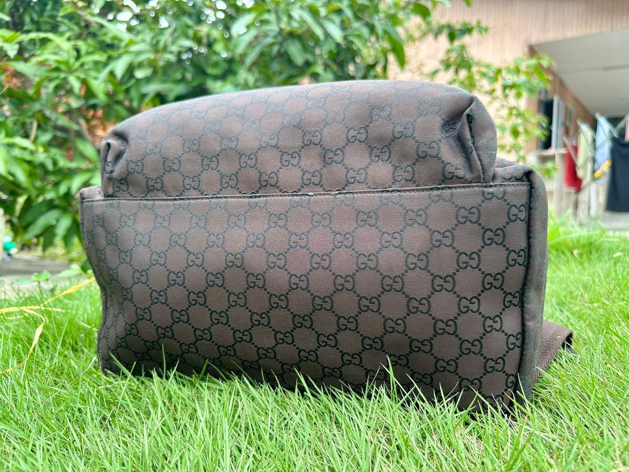 Gucci Authentic Gucci Guccisima Nylon Large Backpack Size ONE SIZE - 6 Thumbnail