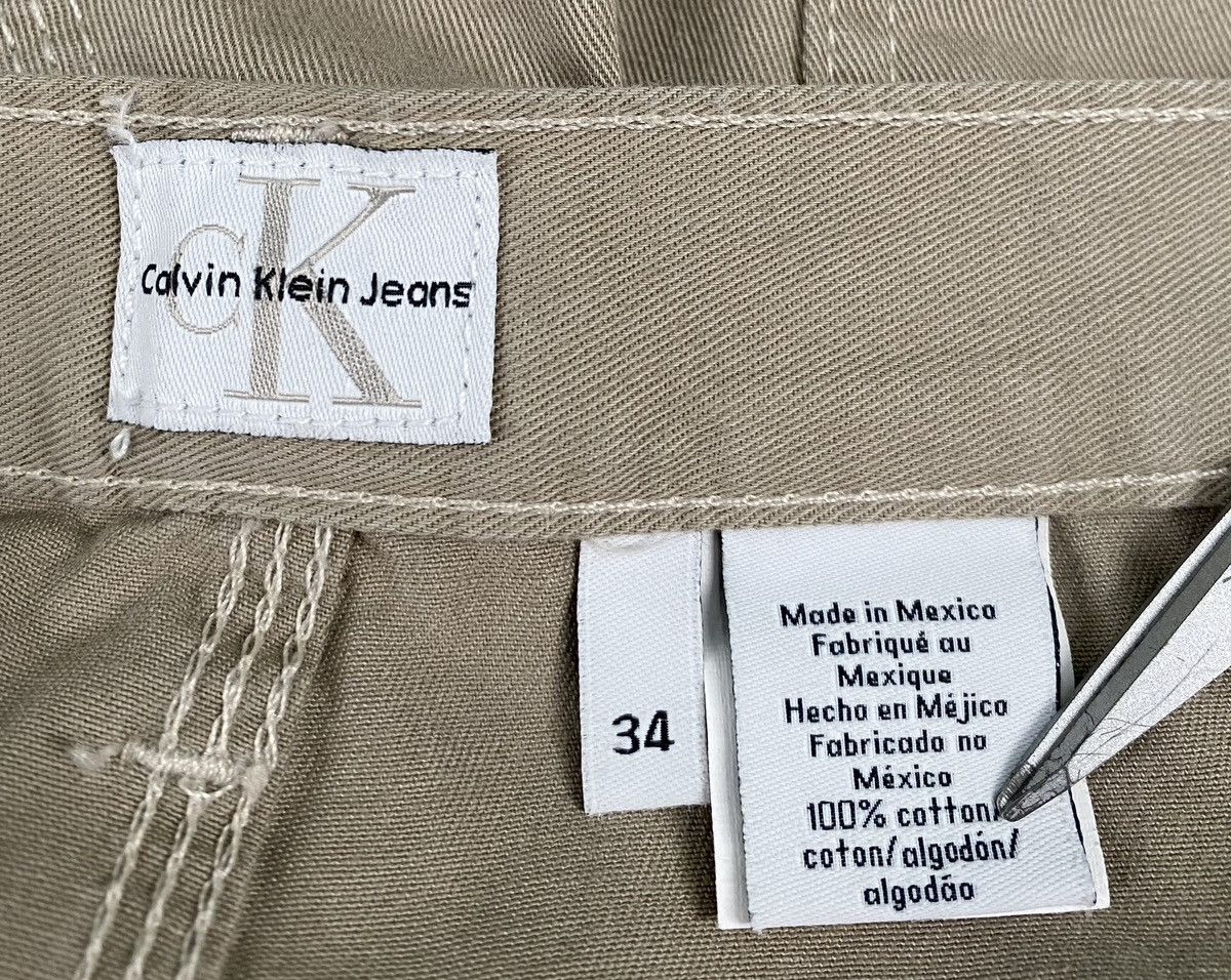 Calvin Klein New Vintage 90’s Calvin Klein Loose Fit Worker Shorts Men’s Size US 34 / EU 50 - 7 Thumbnail