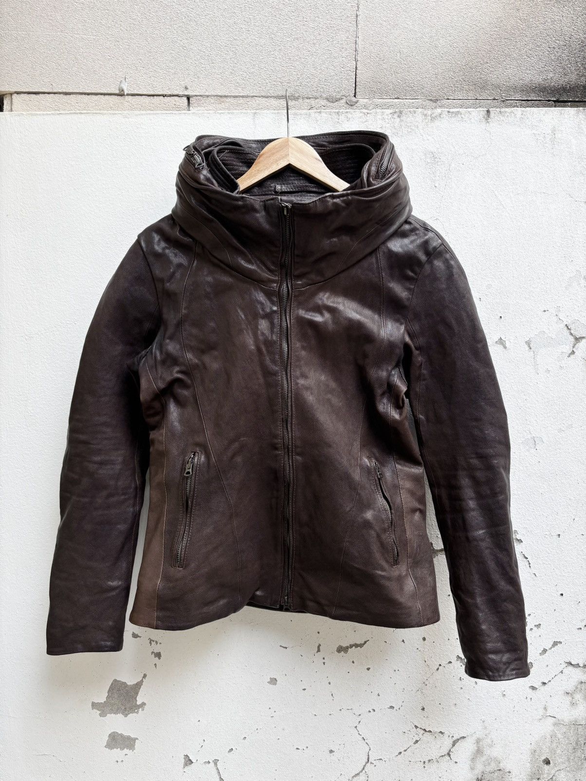 GOA Goa bono black leather jacket | Grailed