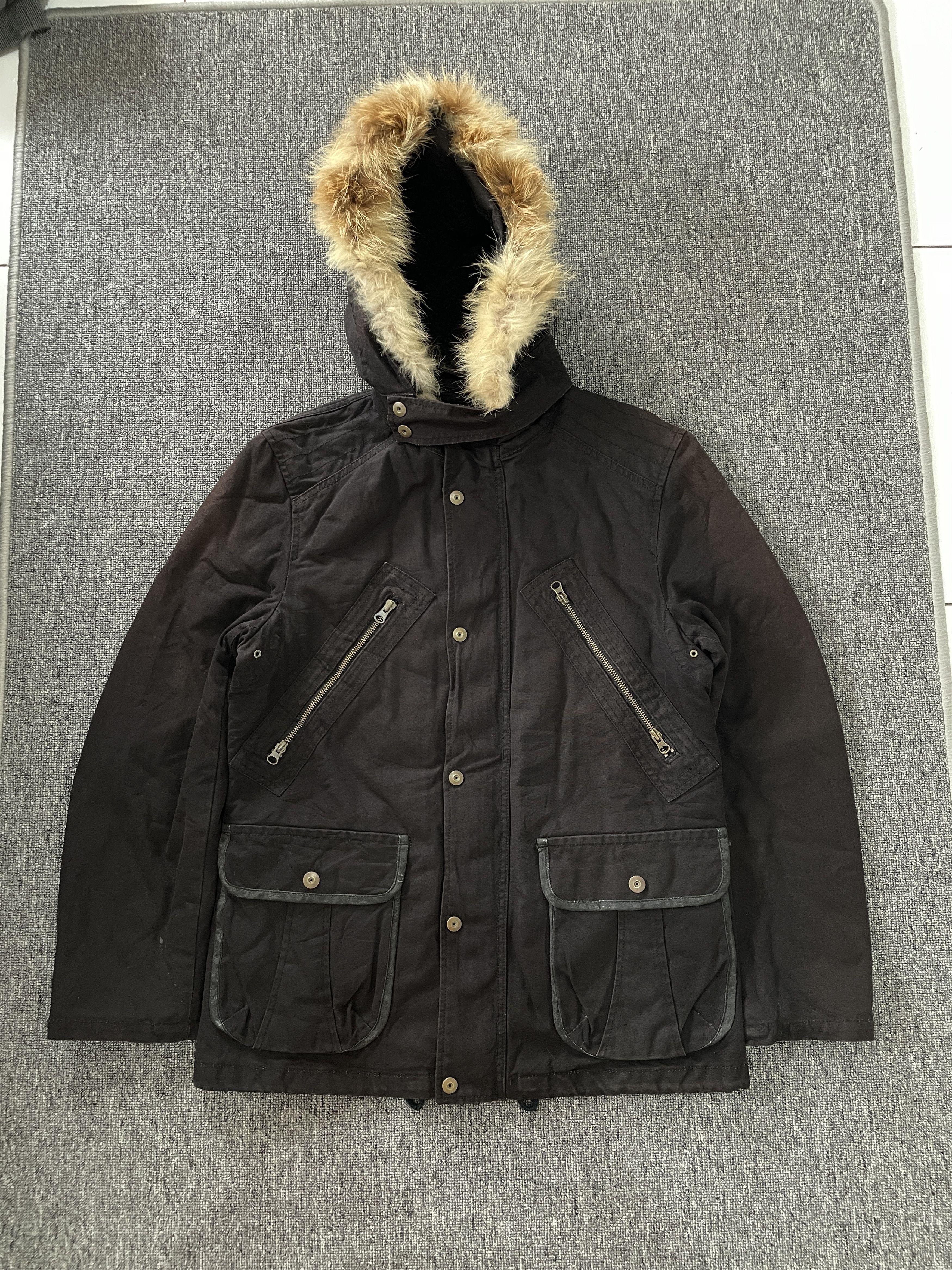 PPFM Archive PPFM Fur Trimmed Hood Gothic Punk Jacket Y2K LGB Size US L / EU 52-54 / 3 - 1 Thumbnail