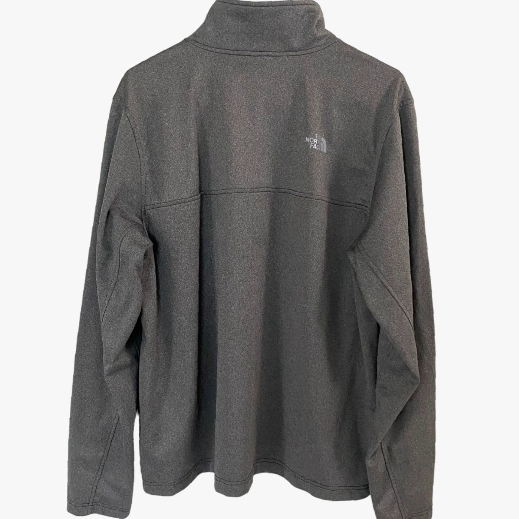 The North Face The North Face Pullover Jacket Mens Large Gray Long Sleeve Hiking Quarter Zip Pockets Size US L / EU 52-54 / 3 - 3 Thumbnail