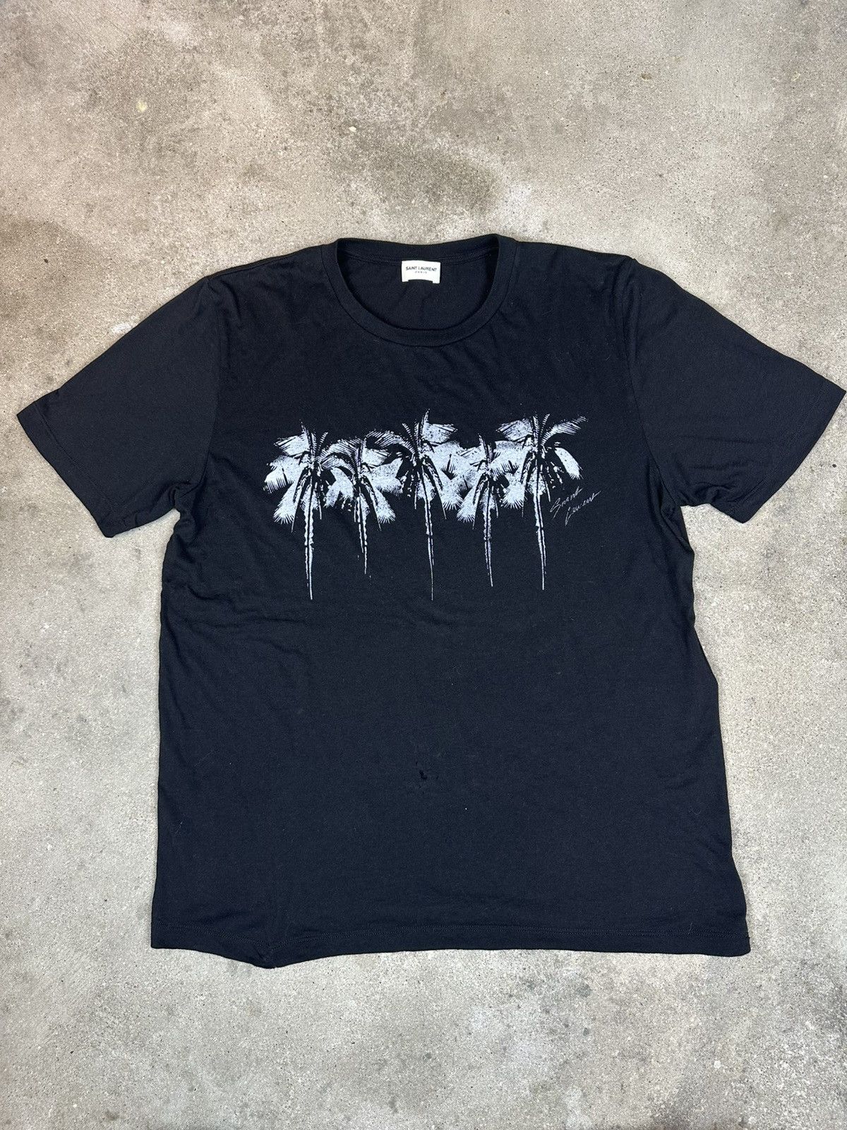 Saint Laurent Paris Saint Laurent Palm T-Shirt | Grailed