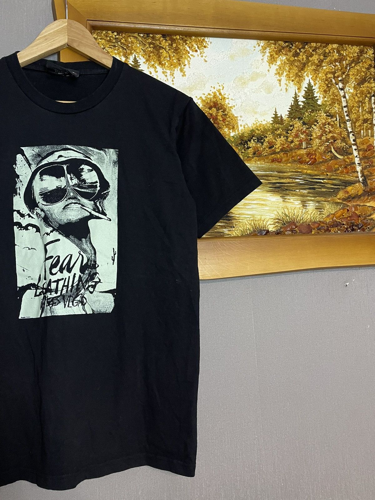 Band Tees Vintage Fear And Loathing In Las Vegas Graphic Black T-shirt Size US M / EU 48-50 / 2 - 4 Thumbnail