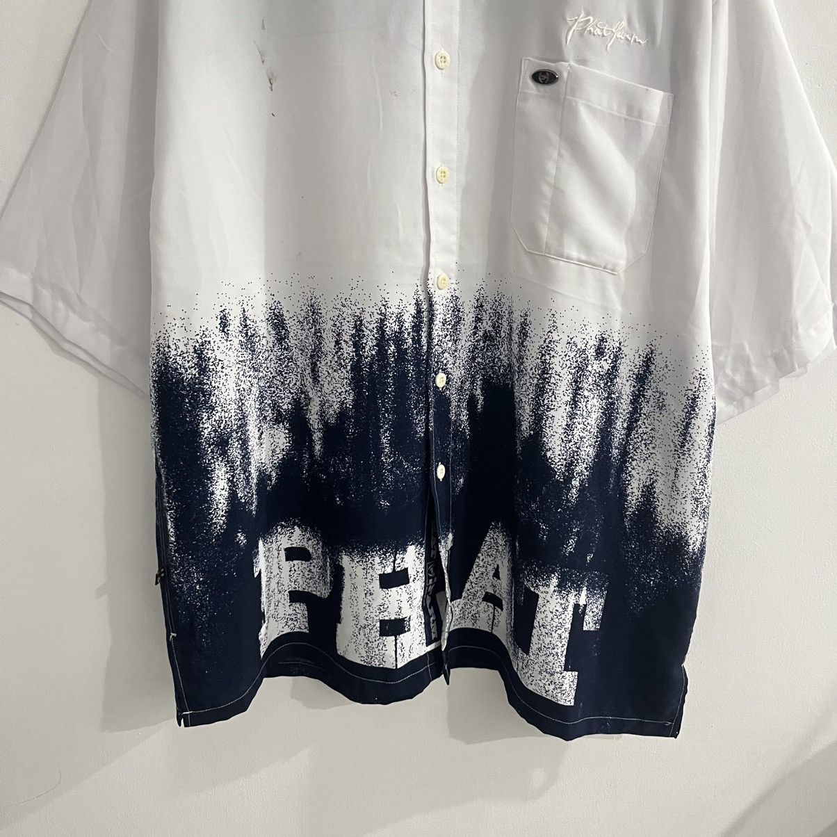Phat Farm Phat Farm Graphic Oversized Button Up Shirt Size US XXL / EU 58 / 5 - 3 Thumbnail