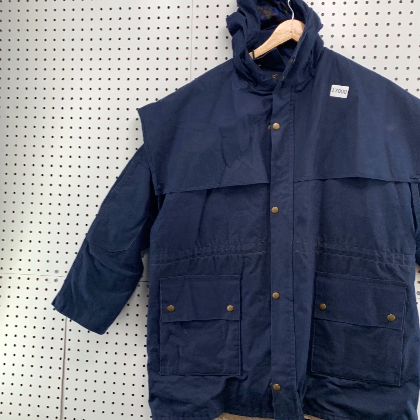 Vintage VINTAGE Australian Stockman Outfitters Hooded Coat Parka Mens L Blue Casual Winter Size US L / EU 52-54 / 3 - 3 Thumbnail
