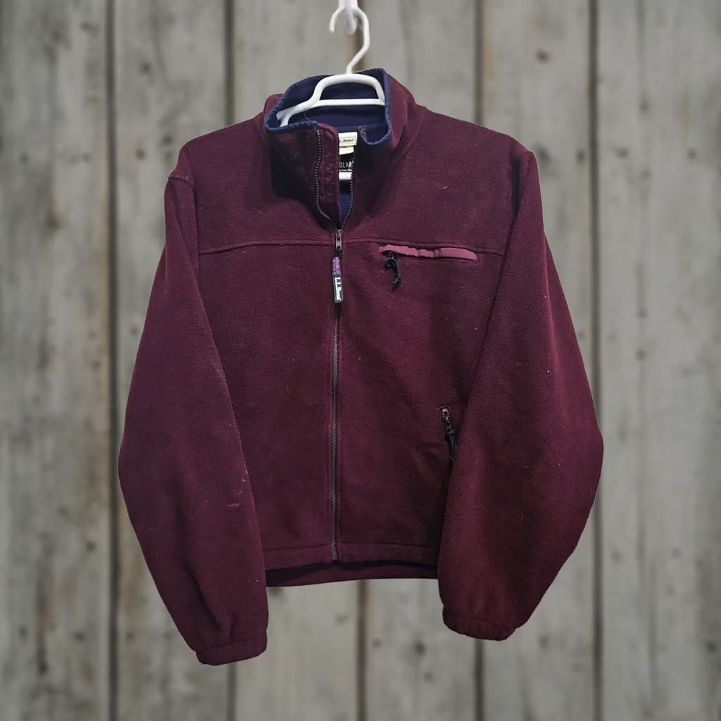 Vintage VINTAGE LL Bean Polartec Purple Windbloc Fleece Jacket USA Made Mens Large Jacket Size US L / EU 52-54 / 3 - 1 Thumbnail