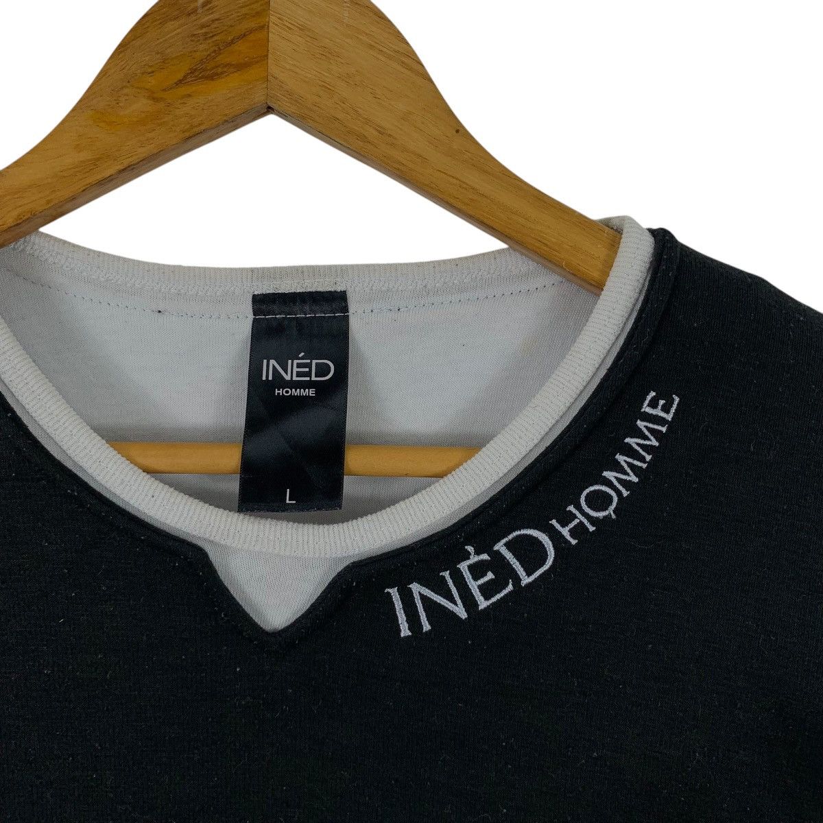 Japanese Brand INED Homme Japanese Brand Designer Crewneck Long Jumper Size US L / EU 52-54 / 3 - 5 Thumbnail