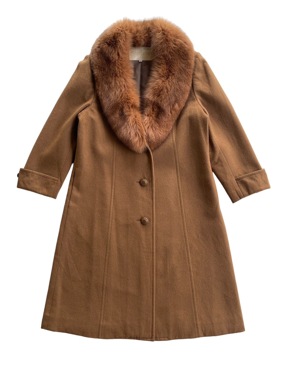 Vintage Vintage Sainte Lapine Raccoon Fur Cashmere Longcoat Size M / US 6-8 / IT 42-44 - 5 Thumbnail