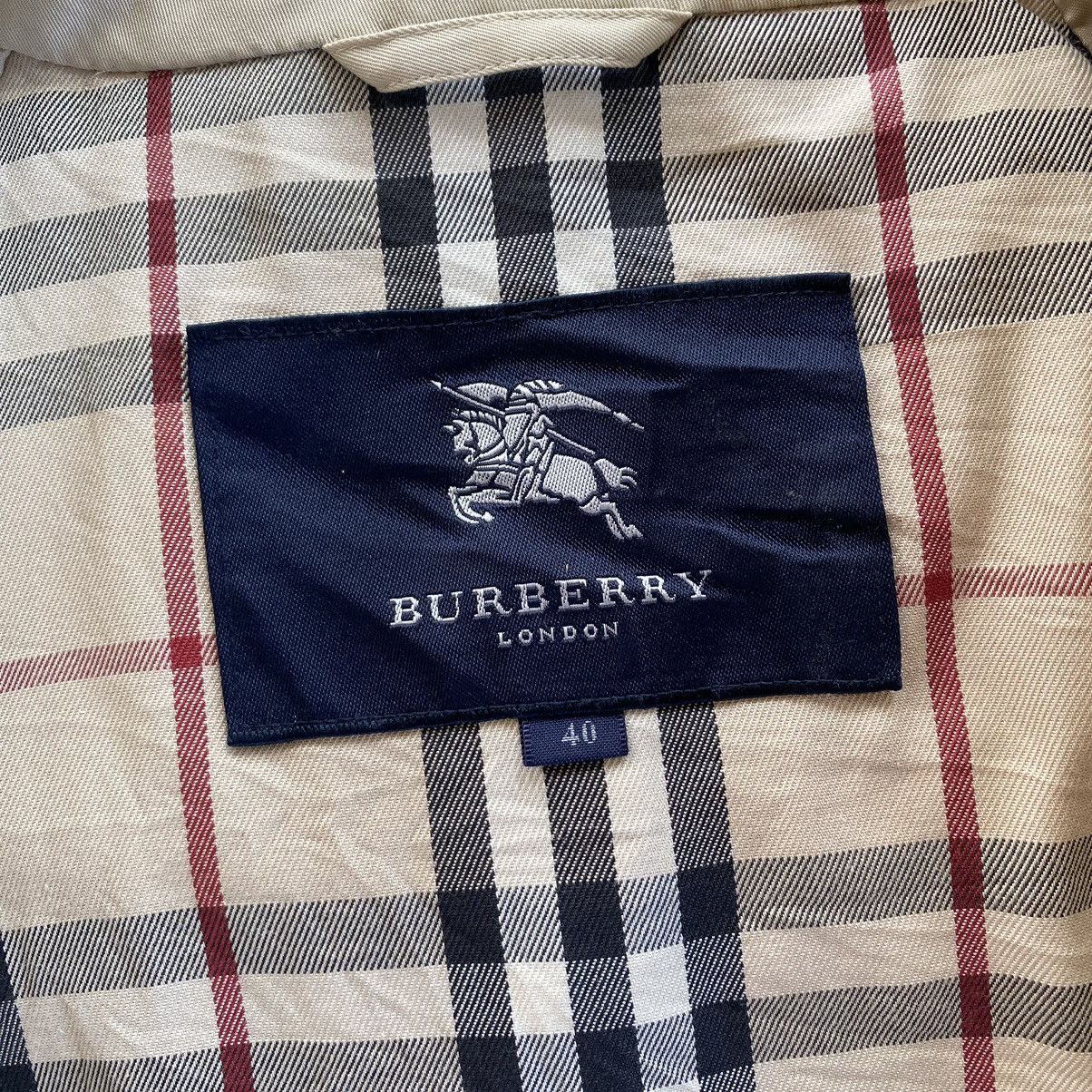Burberry BURBERRY Double Breasted Trench Coat Size US XXS / EU 40 - 10 Thumbnail