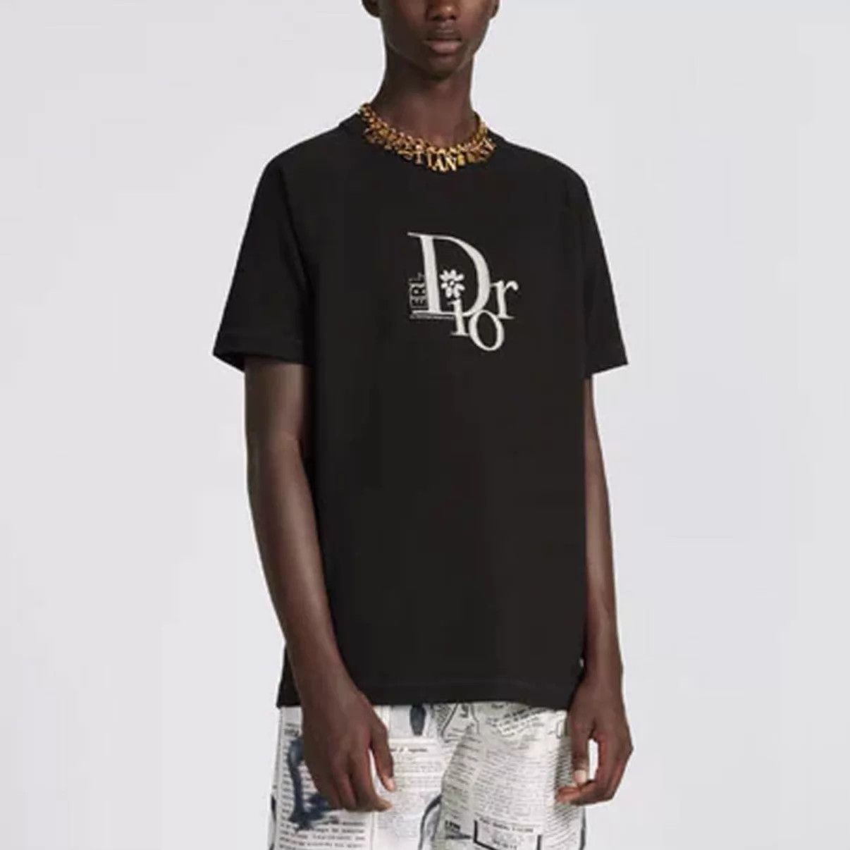 Dior DIOR x ERL 24 Black Short Sleeve T-Shirt 3XL Size US XXL / EU 58 / 5 - 5 Thumbnail
