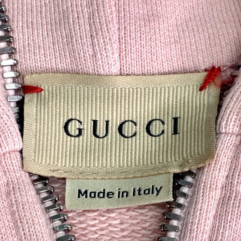 Gucci Gucci Size 6 Pink logo striped webbing cotton half-zipper Size XL / US 12-14 / IT 48-50 - 7 Thumbnail