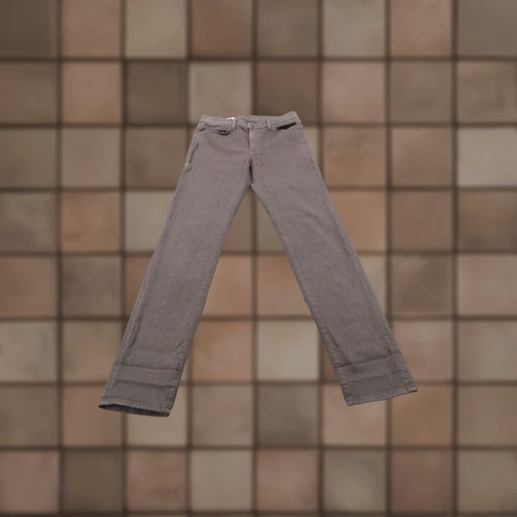 Imogene + Willie Imogene & Willie Pants Womens XS Gray Slim Trouser Canvas Straight Cropped USA Made Size 26" / US 2 / IT 38 - 1 Thumbnail