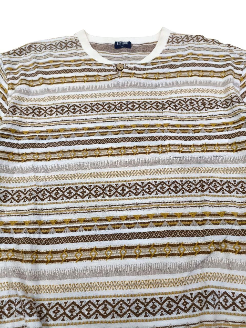 Japanese Brand Rare Vintage Jacquard Native Allover Surf Style Tee Size US L / EU 52-54 / 3 - 4 Thumbnail