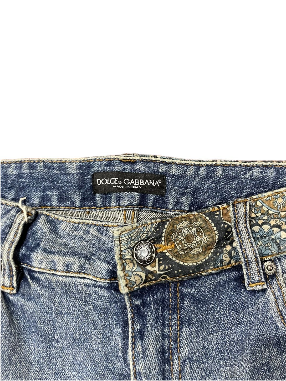 Dolce & Gabbana Designer Nice Design Japan Shasiko Boro Jeans Size US 32 / EU 48 - 20 Thumbnail