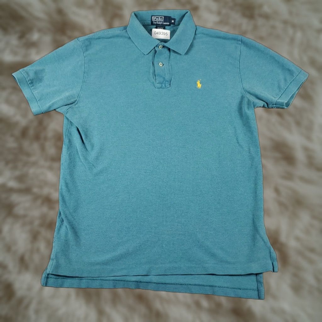 Ralph Lauren Ralph Lauren Polo Shirt Mens M Blue Pony Casual Short Sleeve Distressed Polo Shirt Mens Blue Pony Casual Short Sleeve Distressed Size US M / EU 48-50 / 2 - 1 Thumbnail