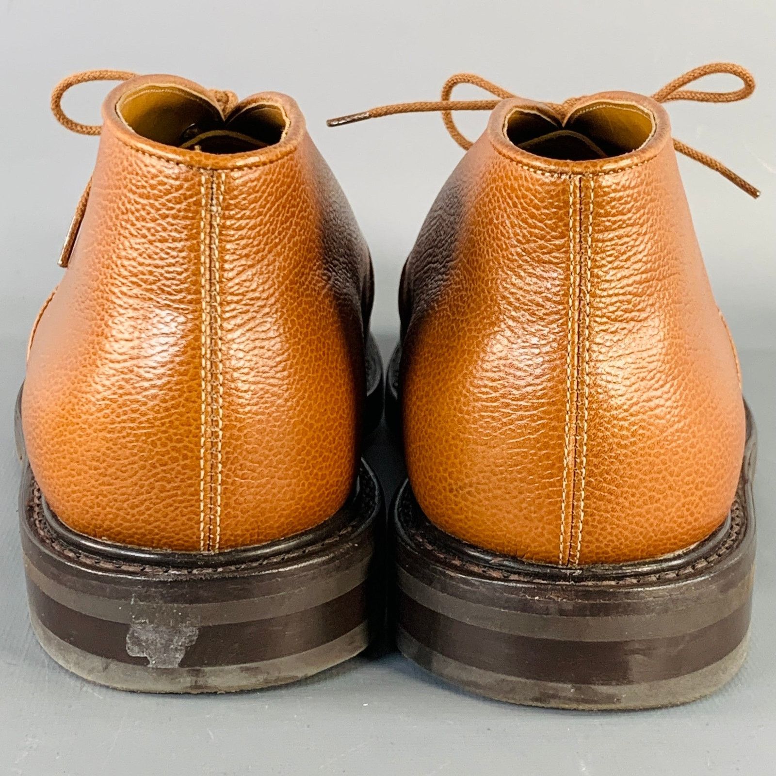 John Lobb JOHN LOBB Size 8.5 Grove Pebble Leather Lace-Up Chukka Boots Size US 8.5 / EU 41-42 - 3 Thumbnail